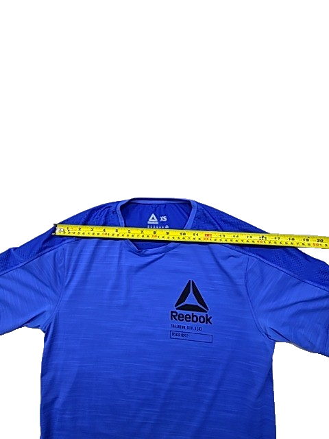 Reebok Women's Activchill Blue XS Short Sleeve Crew T-Shirt