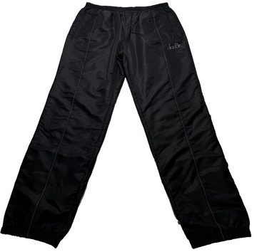 Diadora Men's Black Track Pants XXL Made In China