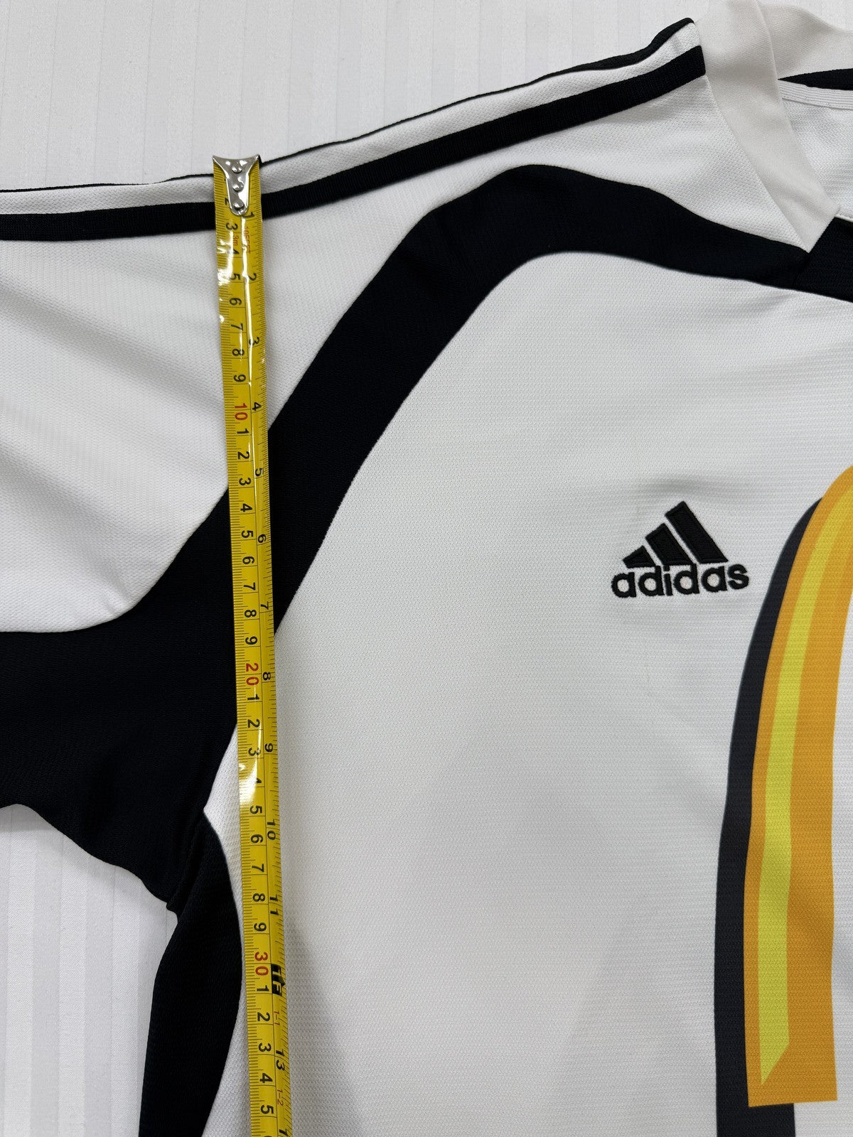 Adidas Unisex White Long Sleeve Soccer Jersey Size P Personalized 12