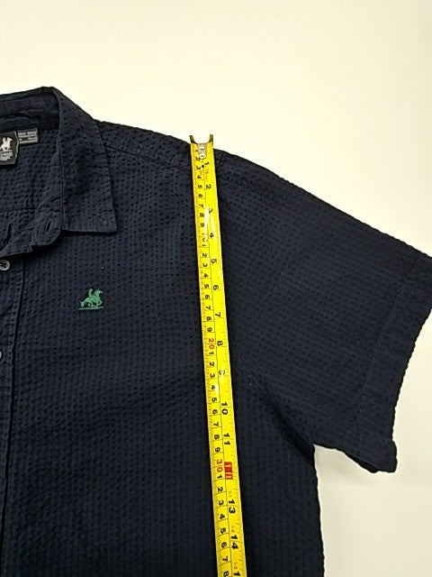 U.S. Grand Polo Men Navy Blue 3XL Cotton Button-Up Shirt Size 3XL