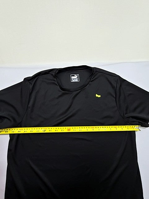 Puma Men's Black L Regular Fit Cotton Crew Neck T-Shirt Logo