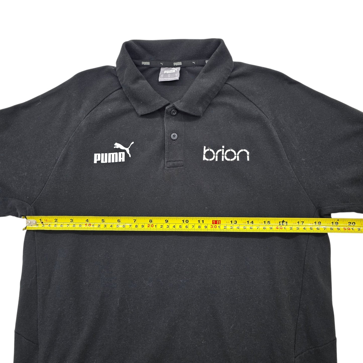 Puma Men Black Polo Shirt size M product image 7