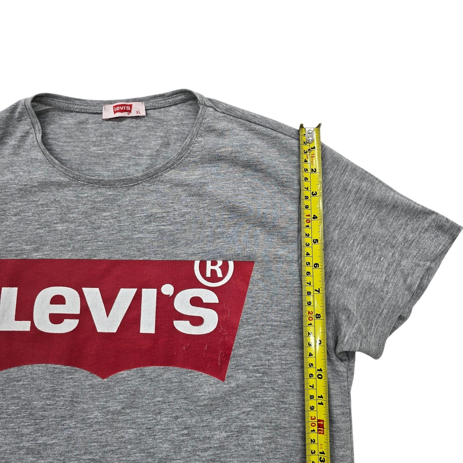 Levi's Men Gray T-Shirt size XL product image 6
