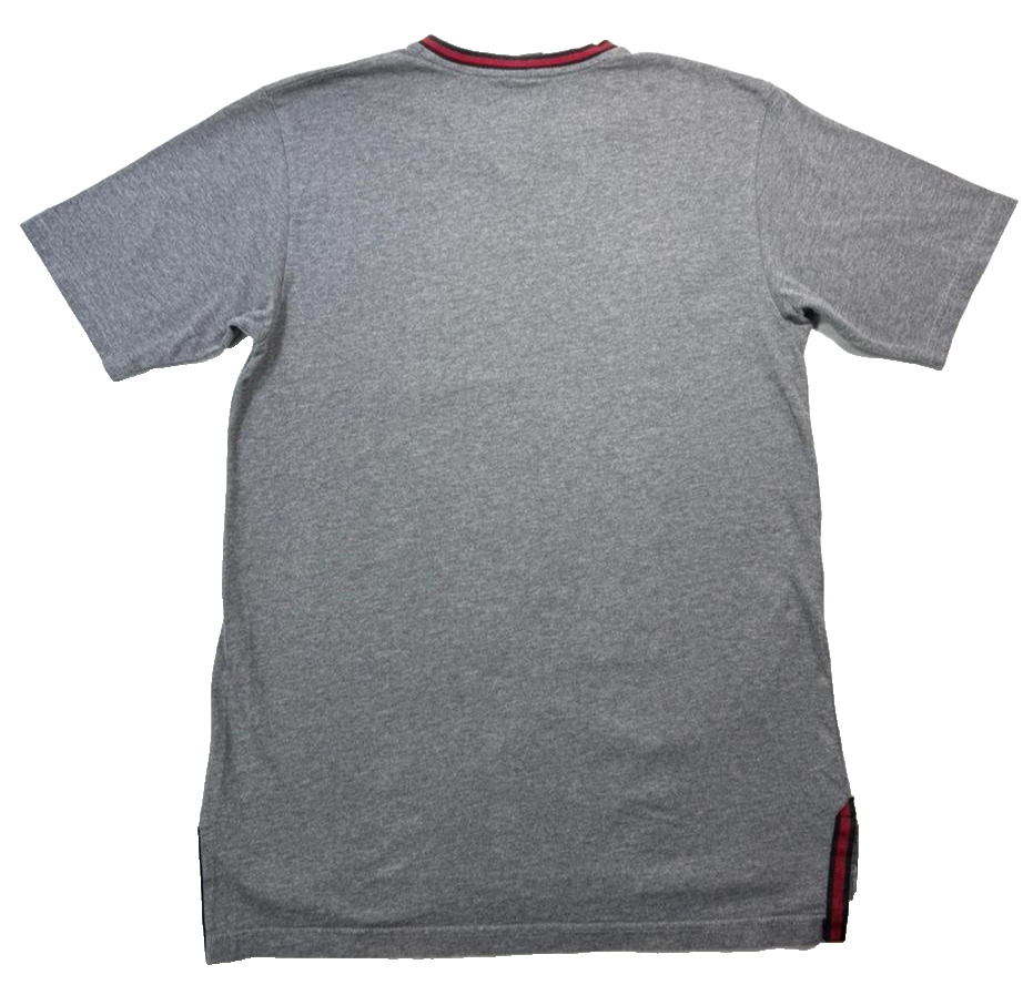 Vintage 90S Polo Sport Ralph Lauren V-Neck T-Shirt In Grey - Size XL