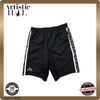 Kappa Men's Black Shorts – Size M, Striped
