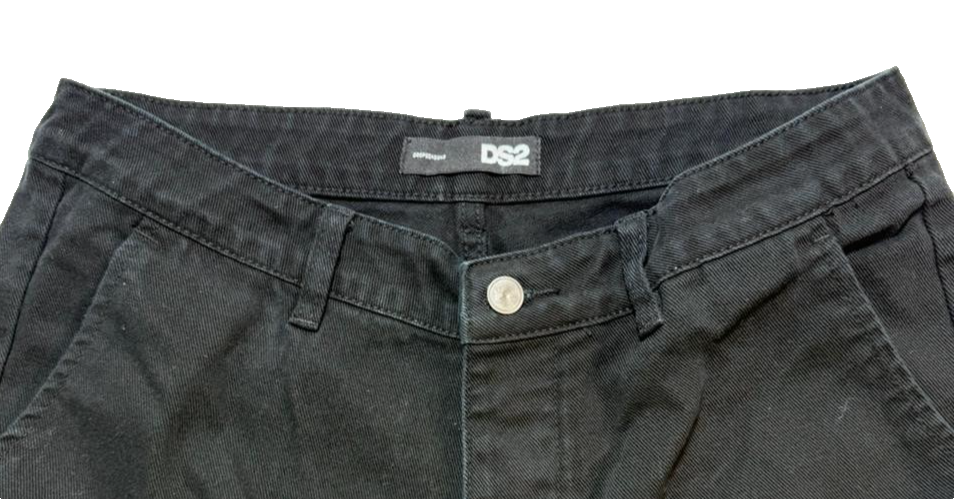 Dsquared2 Men's Black Logo Graffiti Shorts Cotton Casual Summer Wear Size 48