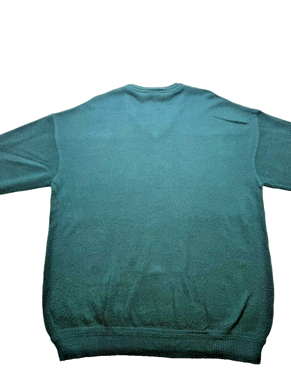 Lacoste Men�S Long Sleeve Wool Sweater Dark Green Size 7