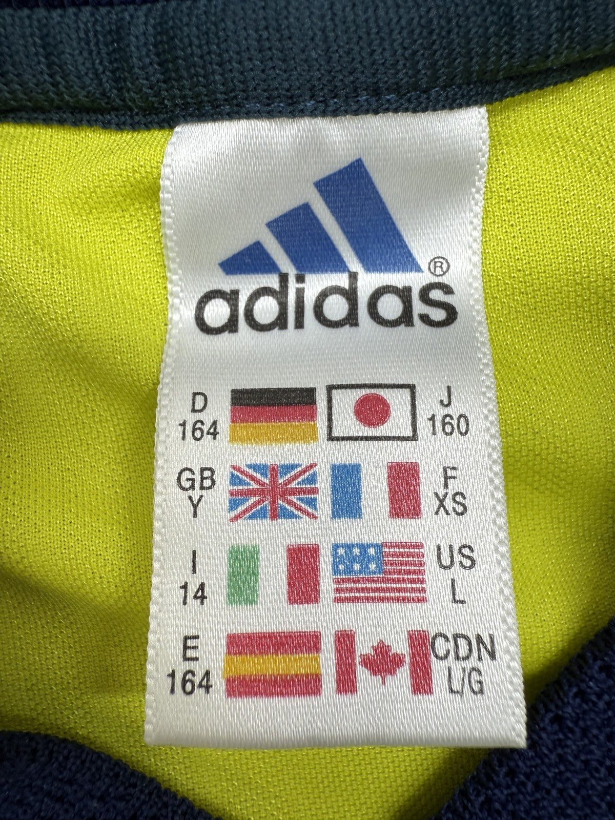 Adidas Men Yellow Jersey size L product image 3