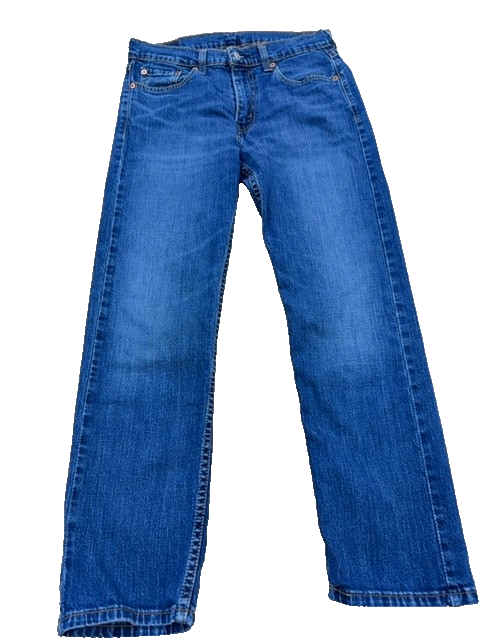 Levi's 502 Taper Fit Men's Blue Jeans 30x30 Zip Fly