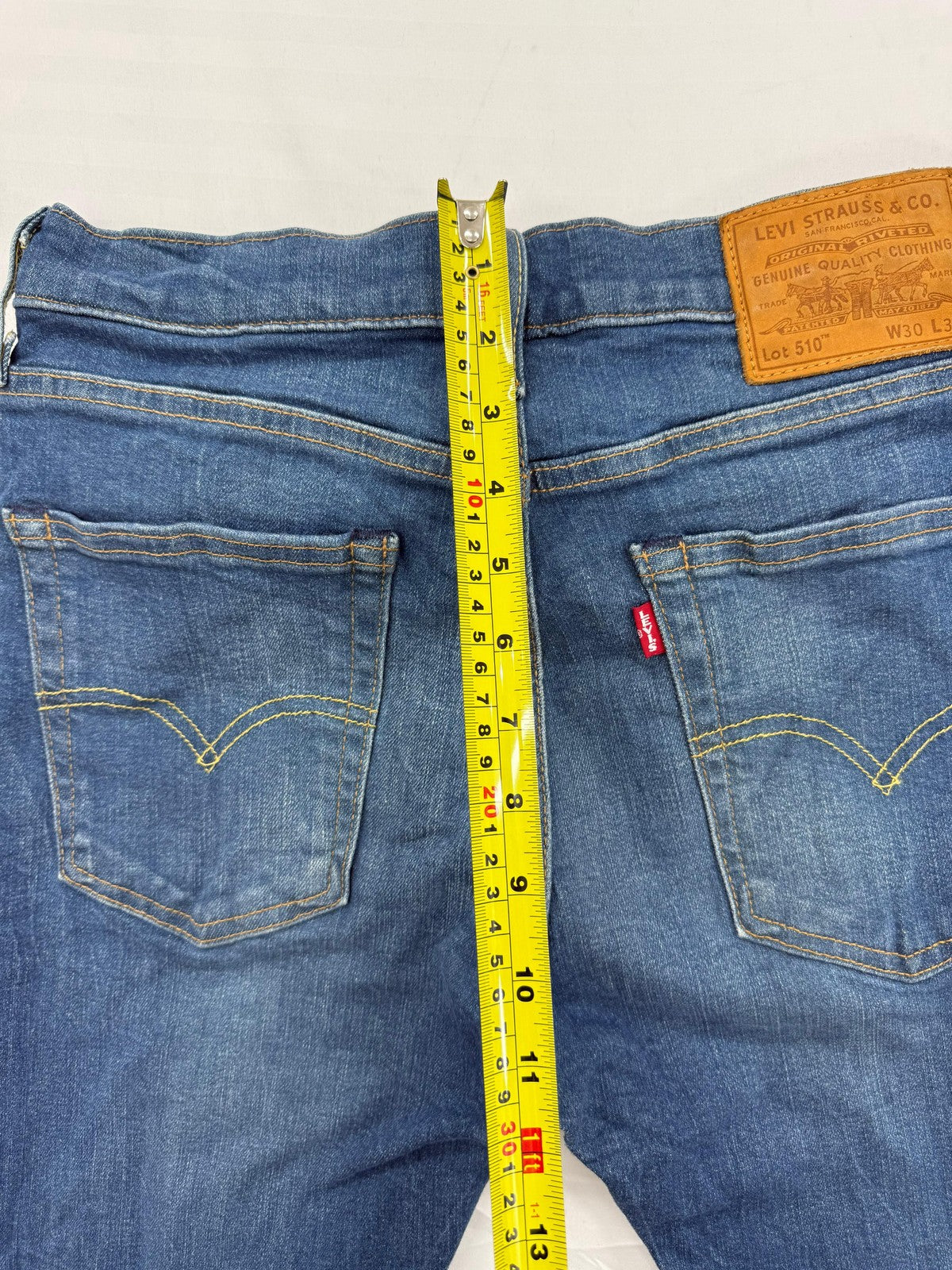 Levi's 510 Skinny Jeans Men W30 L32 Blue Denim