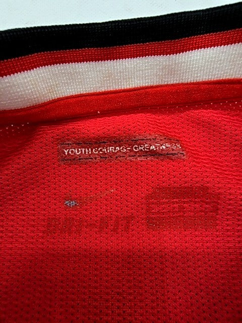 Vintage Nike Manchester United Red Soccer Jersey S Chevrolet Polo