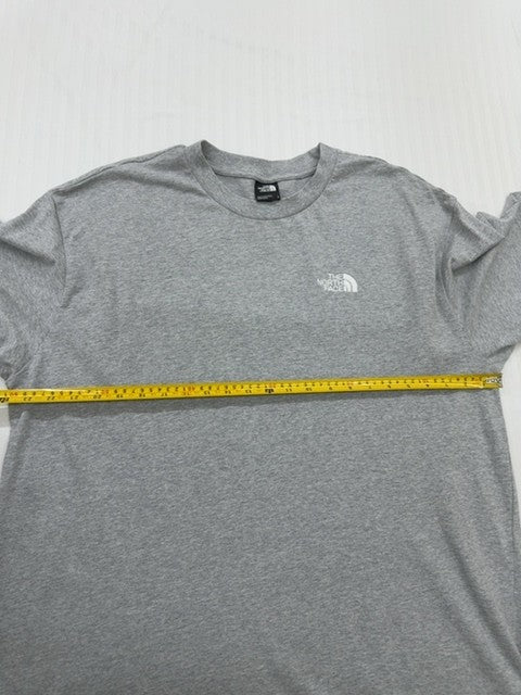 The North Face Men's Gray Embroidered Logo T-Shirt Size L