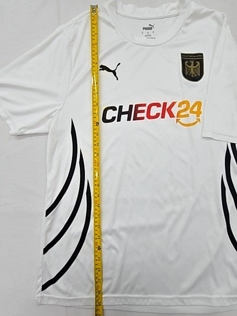Puma Germany Euro 2024 White XL Men Short Sleeve Football Jersey