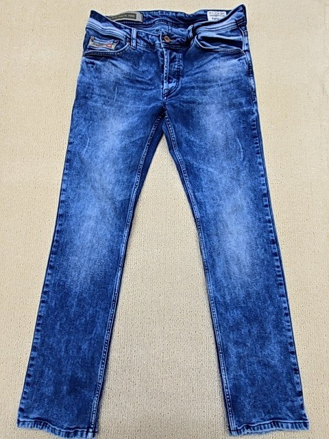 Diesel Men's Straight Blue Jeans 34x34 Italy Made Five Pocket