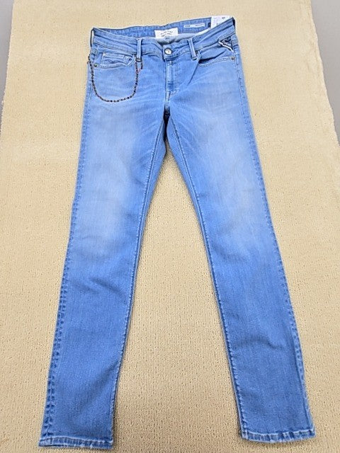 Replay Luzien Skinny High Waist Women's Jeans Size 32 Dark Indigo