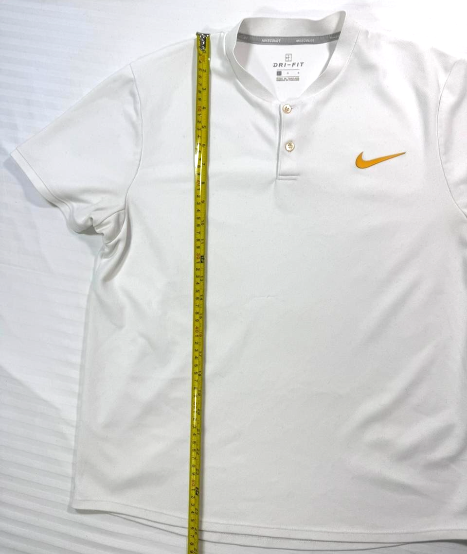 Nike Court Advantage Solid Polo Men White - Size L