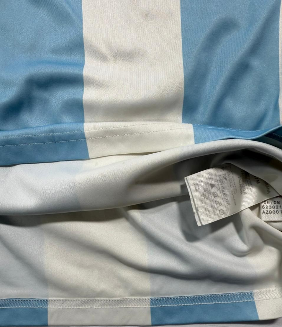 Adidas Argentina National Team Men's Jersey Sun Of May Watermark Blue White S/M