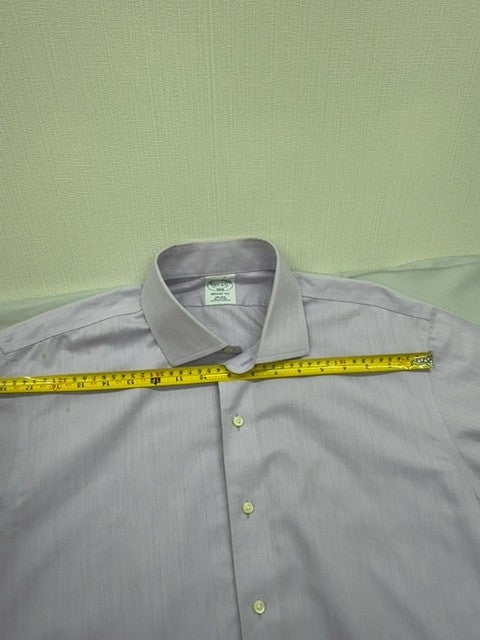 Brooks Brothers Men's Light Purple Regent Fit Dress Shirt 16.5-34/35