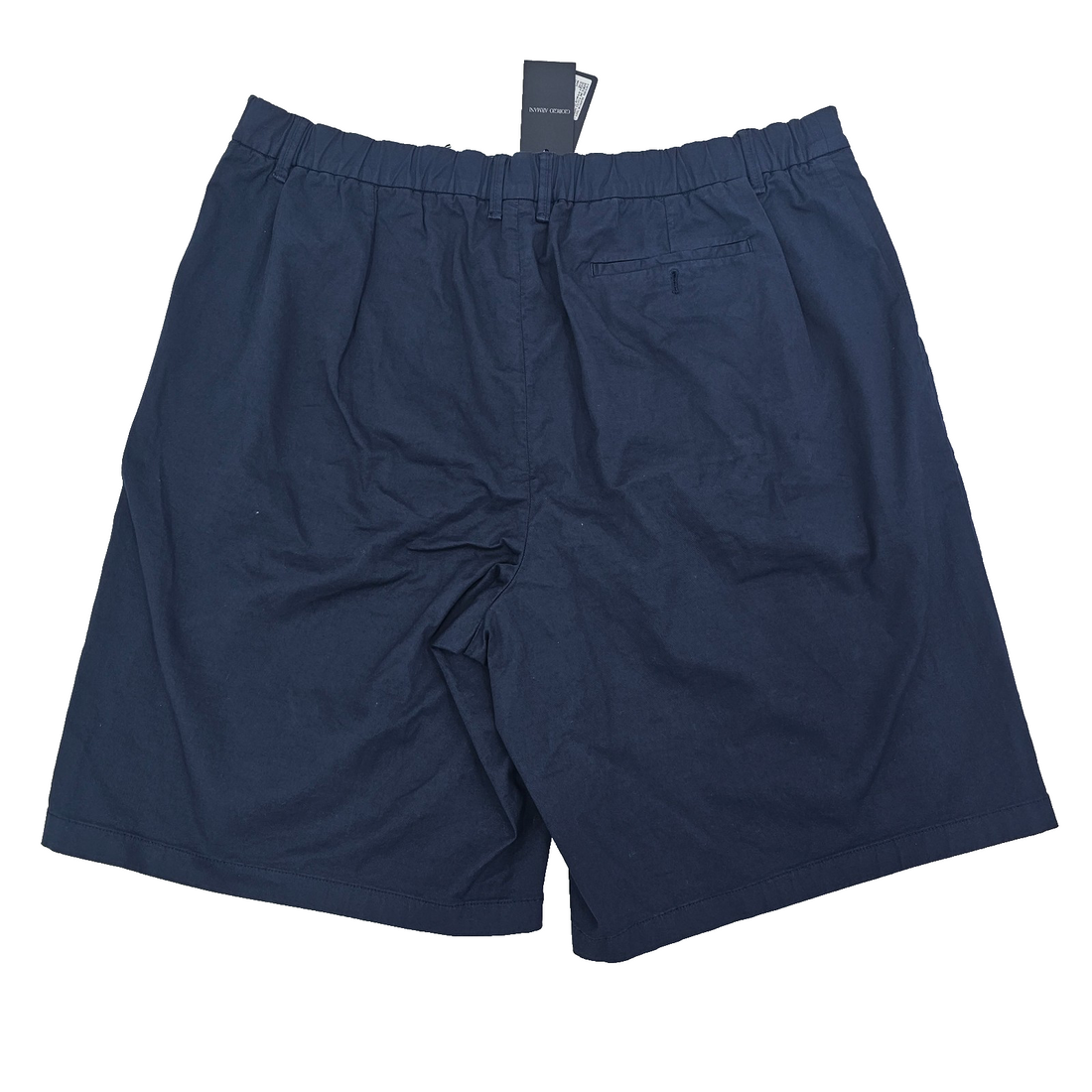 Giorgio Armani Bermuda Pleated Shorts Trunks Navy 58 Bnwt