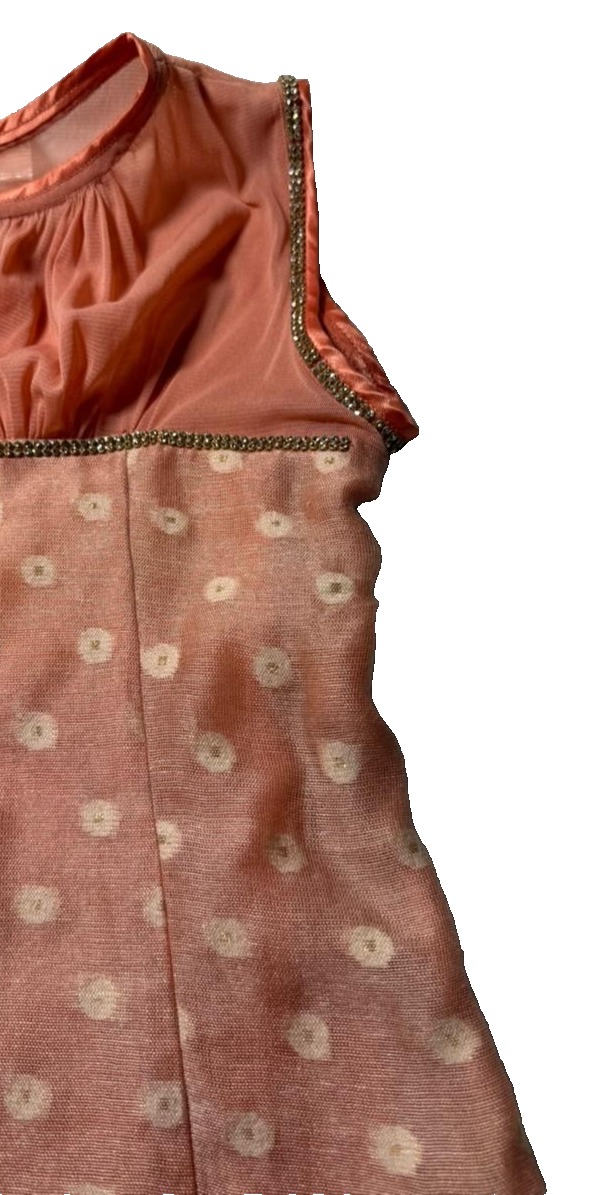 Ark Women Metallic Dot Maxi Dress Blossom Pink | S