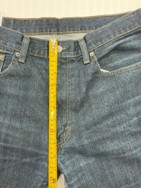 Levi's 505 Men's Blue Denim Jeans 36x32 Button Fly