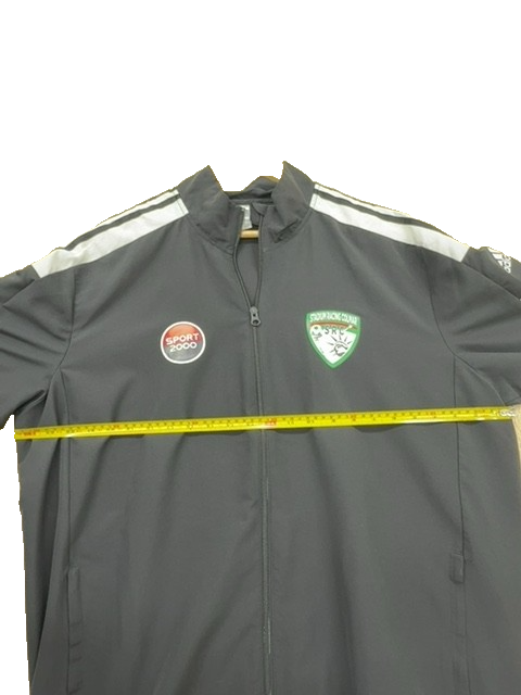 Adidas Men's Primegreen Navy Activewear Jacket XL 3-Stripes