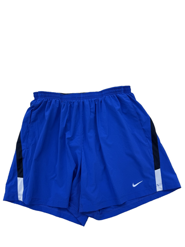 Nike Men's Blue Dri-FIT Woven Shorts Size L Regular Fit