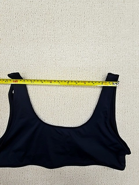 Only Women's Bikini Top Black Sports Bra Style Women's Swimwear Size XL