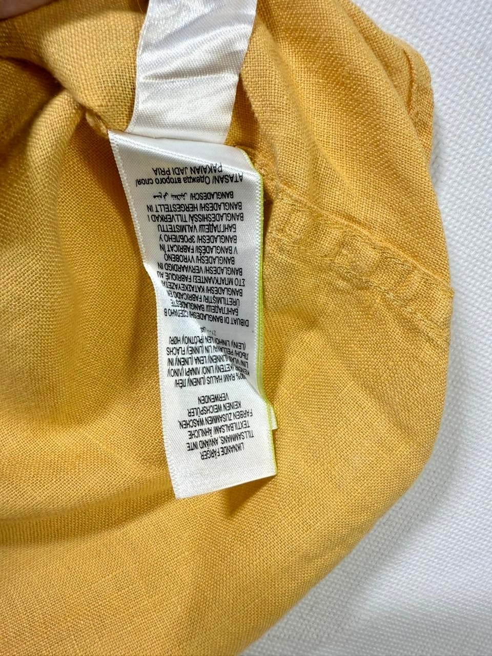 Marks And Spencer Yellow Casual Shirts For Men - Size M