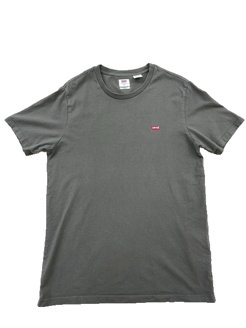 Levi's Men's Green Crewneck Short Sleeve T-Shirt Jersey Standard Fit