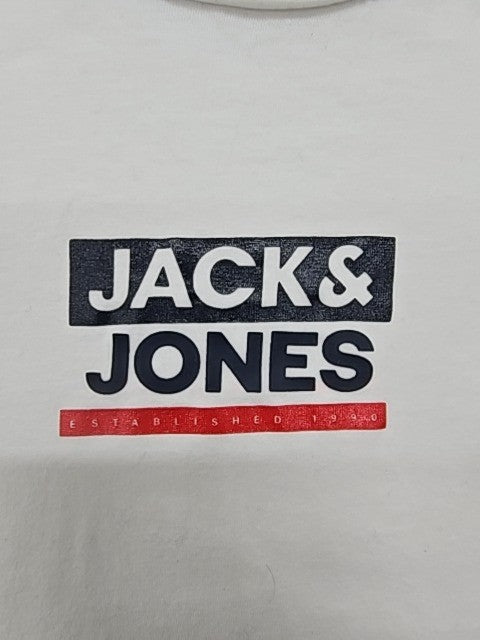 Jack & Jones Men White T-Shirt size XL product image 6