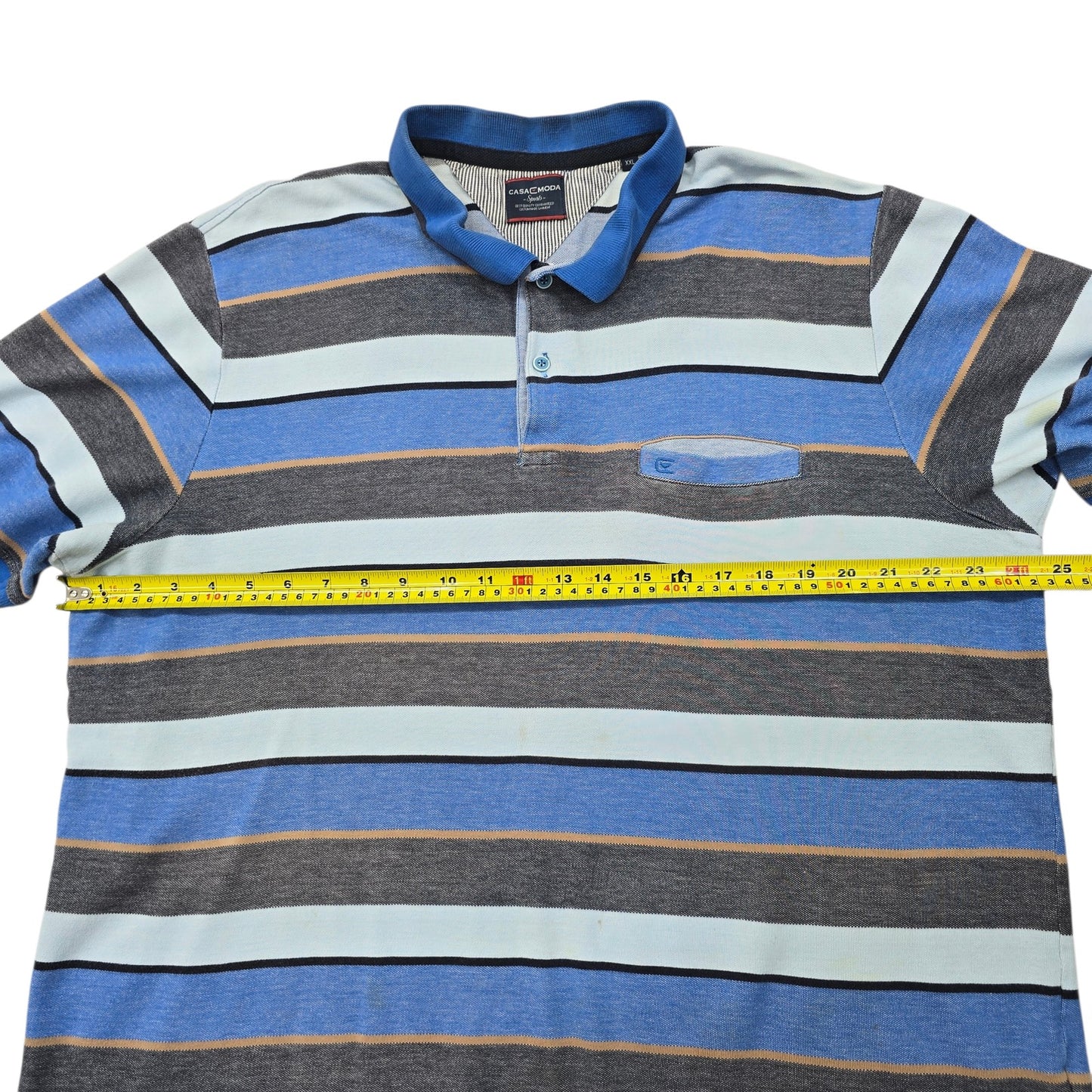 CASAMODA Boys Blue Polo Shirt size XL product image 8