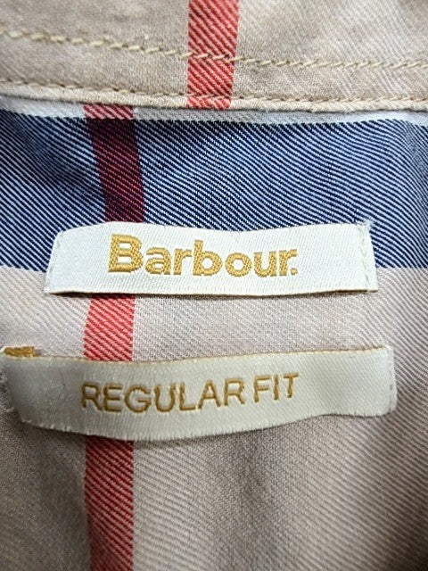 Barbour Men's Regular Fit Plaid Cotton Flannel Long Sleeve Shirt