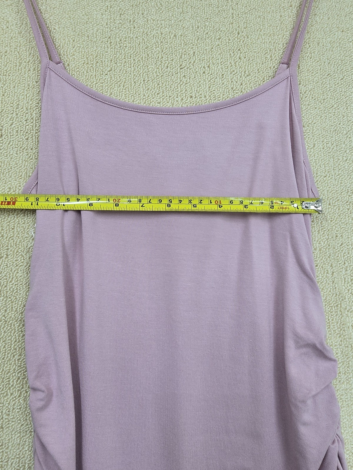 Bebe Purple Maxi Dress L Sleeveless Spaghetti Strap Women's