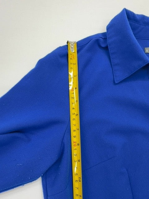Sharagano Women's Royal Blue Shirt Dress Size 10
