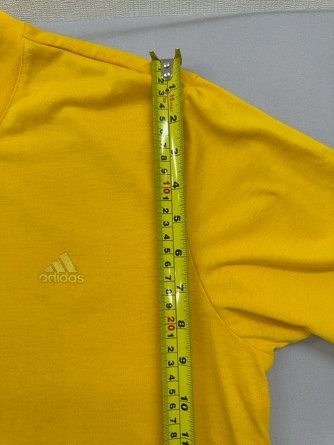 Adidas Climacool Climalite Men's Yellow T-Shirt S Short Sleeve Regular