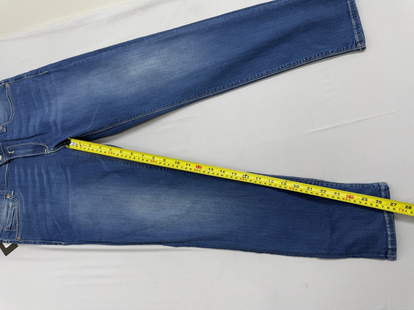 Replay Luz WHW689 Women's High Rise Skinny Jeans 32 Dark Stonewash