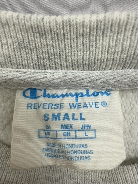 Champion Reverse Weave Gray Crew Sweatshirt S Heavyweight Fleece