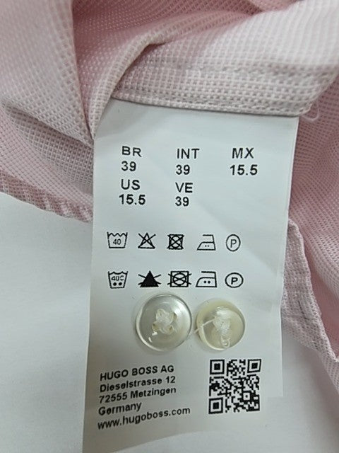 Hugo Boss Men Pink Shirt size 39 product image 8