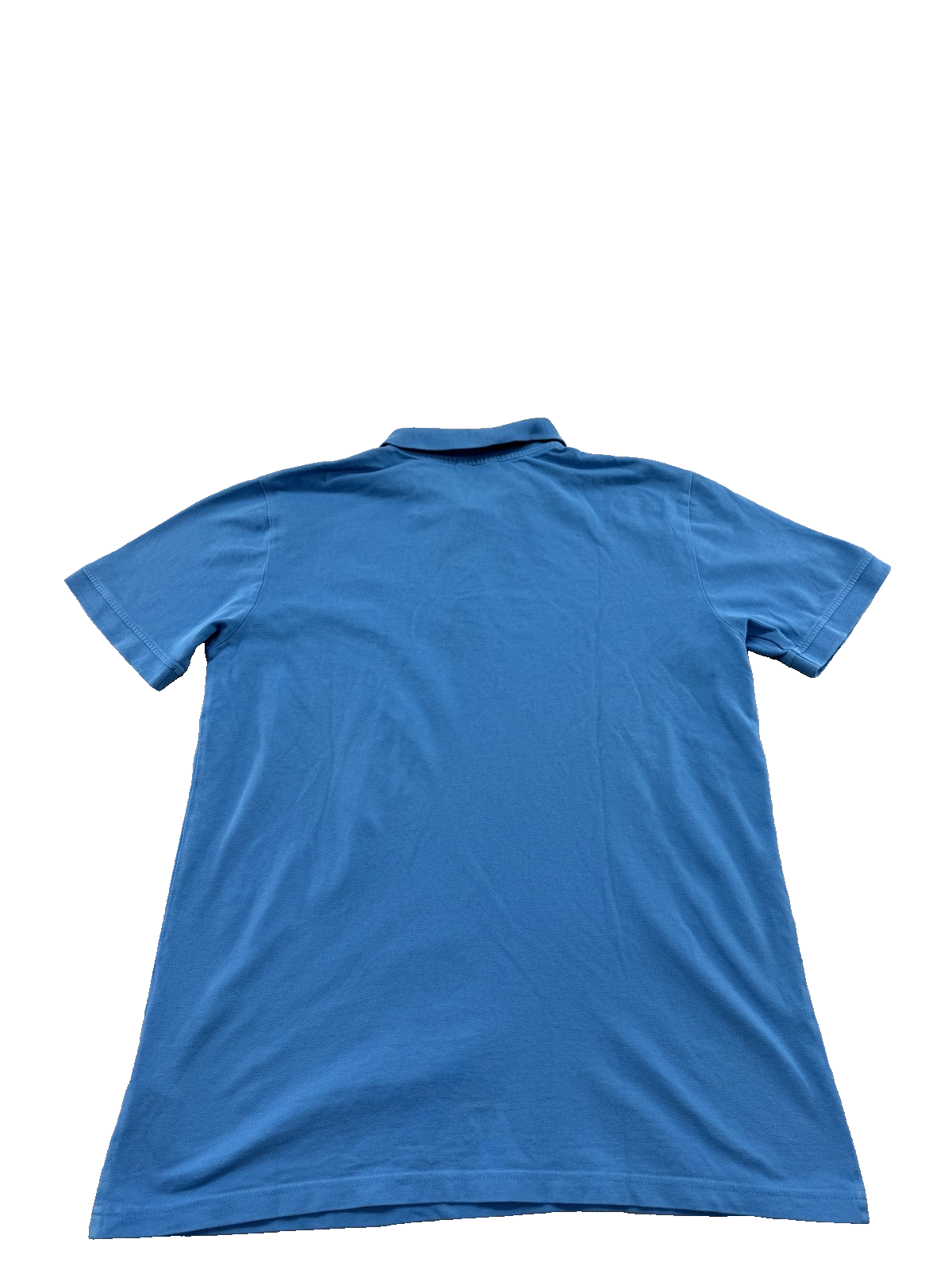 Kappa Men's Blue Cotton Polo Shirt M Regular Fit Short Sleeve