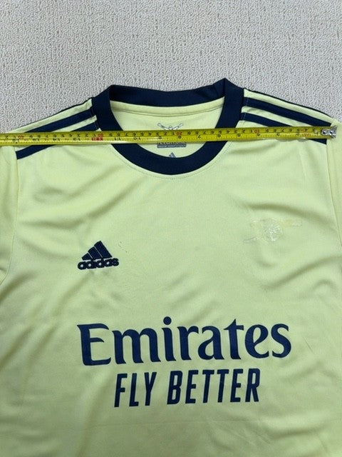 Adidas Arsenal 23/24 Away Jersey XL Yellow Men's Slim AEROREADY HR6927