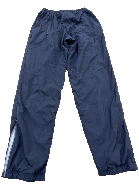 Nike Men's Navy Track Pants Size L Drawstring 100% Polyester
