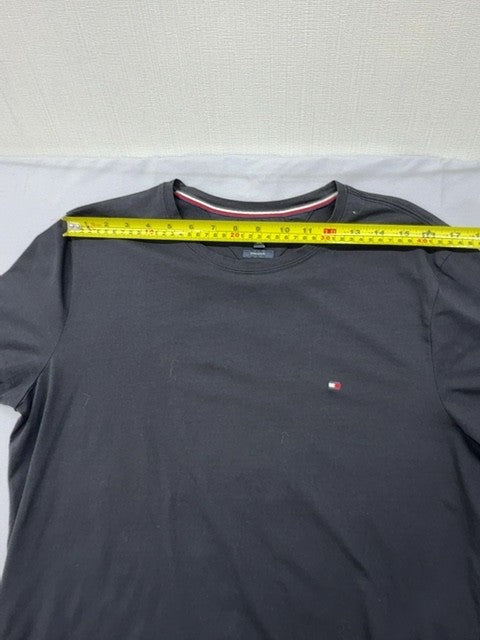 Tommy Hilfiger Black XXL Short Sleeve Cotton Crewneck T-Shirt