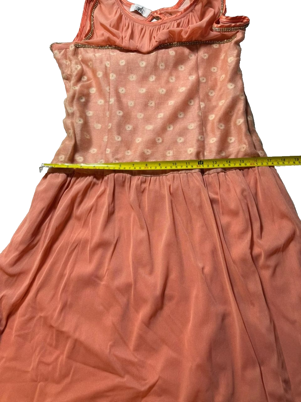 Ark Women Metallic Dot Maxi Dress Blossom Pink | S