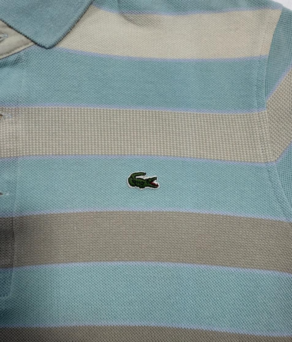 Polo Ralph Lauren Men's Royal Blue Piqué Polo – Yellow Big Pony Logo | Pre-Loved Size L | Artistic Haul