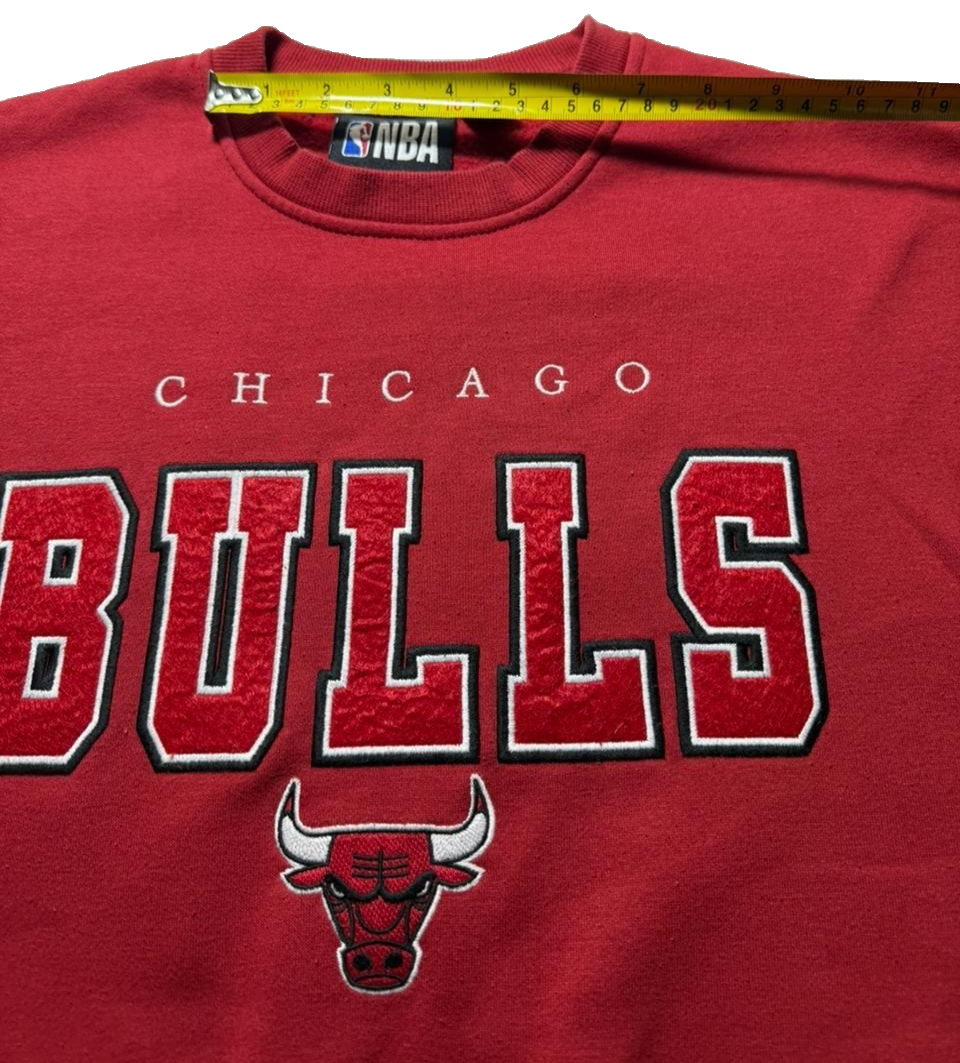 Vintage 90'S Chicago Bulls Nba Sweatshirt - Size XS