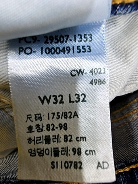 Levi's Men's Blue 502 Taper Jeans W32 L32 Vintage