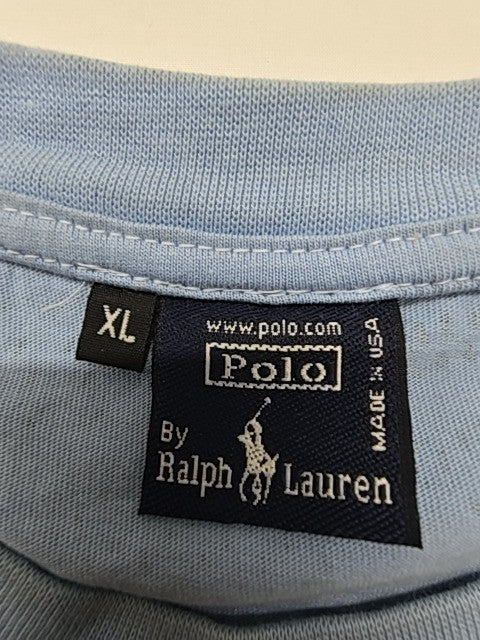 Ralph Lauren Men's Light Blue Big & Tall Geometric T-Shirt XL