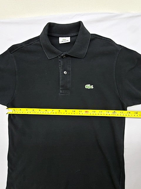 Lacoste Men's Black L.12.12 Polo Shirt Size 3 Classic Fit