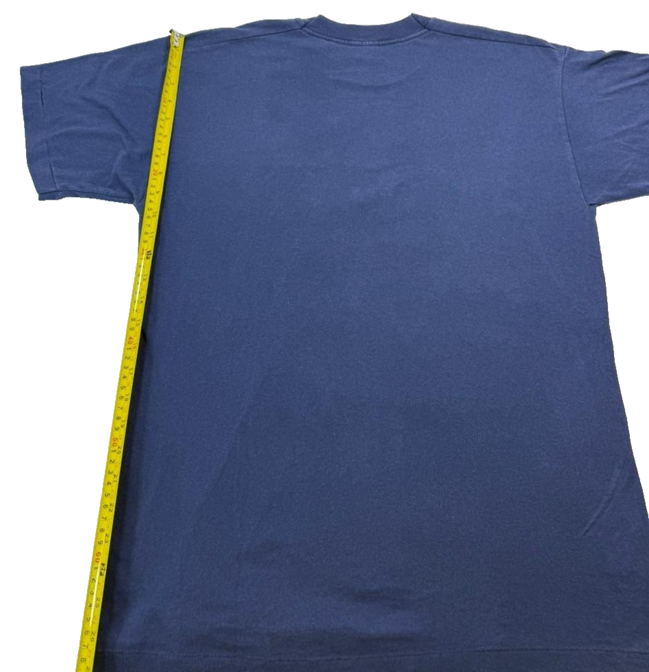 Vtg Unisex Jogos Do Tejo Portuguese T-Shirt Navy Graphic Print Size L
